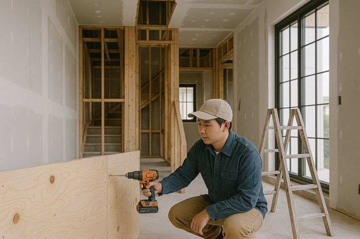 Thi công nhà phố